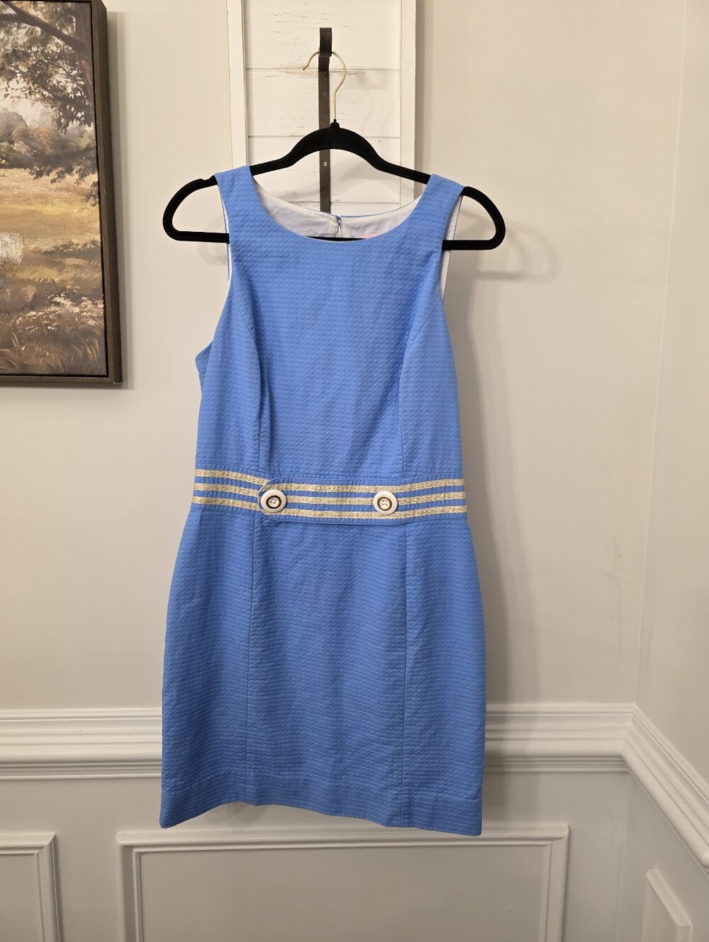 Lilly Pulitzer Tide Blue Kirkland Mini Dress Size 8 EUC